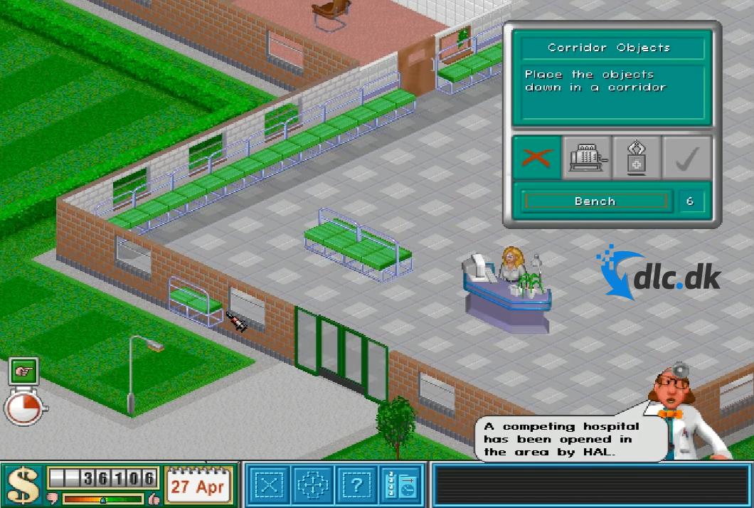 Screenshot af Theme Hospital