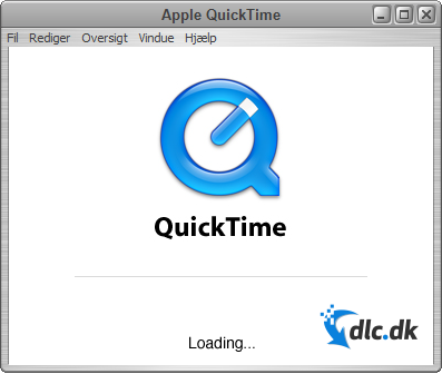 Screenshot af QuickTime Player