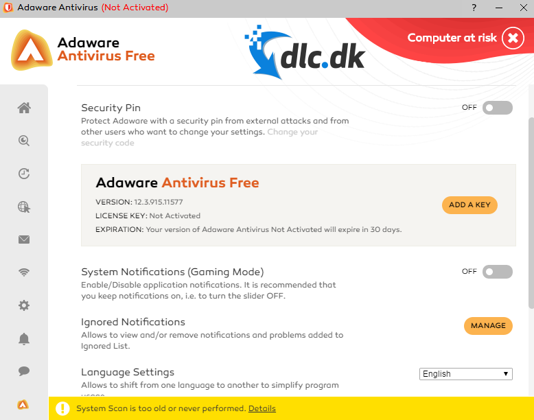 Screenshot af Ad-Aware Free Antivirus+