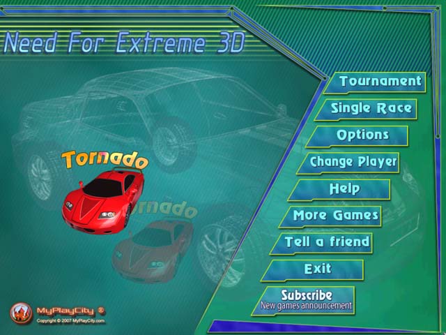Screenshot af Need For Extreme 3D