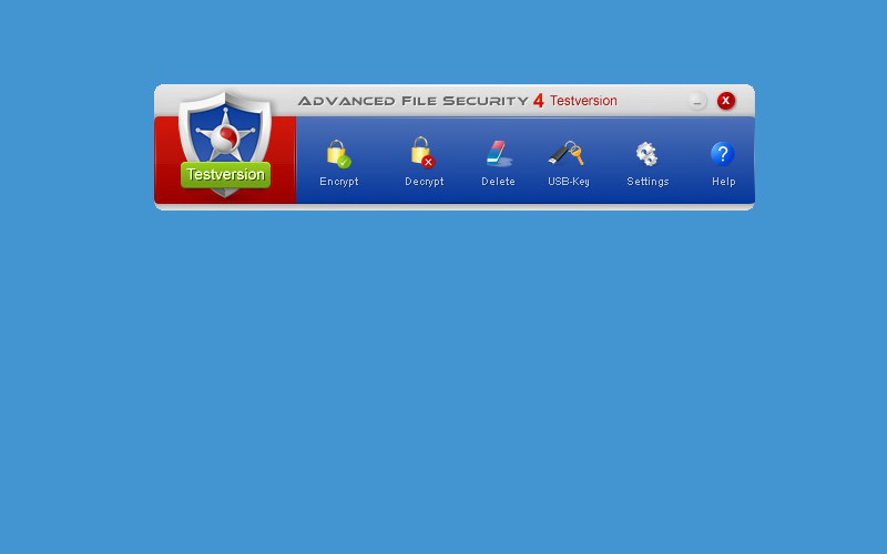Screenshot af Advanced File Security