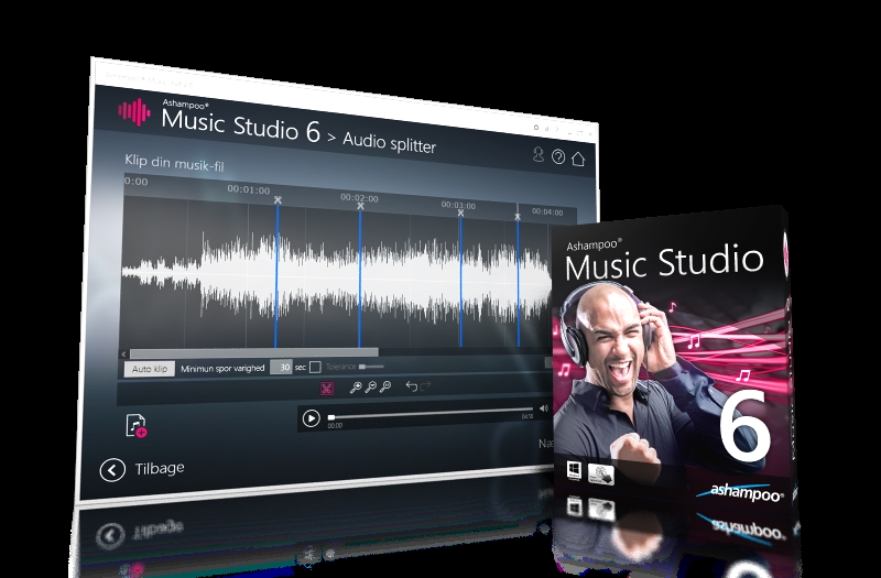 Screenshot af Ashampoo Music Studio