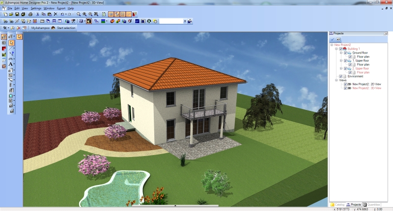 Screenshot af Ashampoo Home Designer