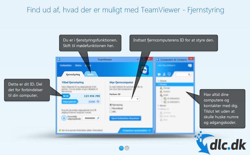 Screenshot af TeamViewer (deutsch)
