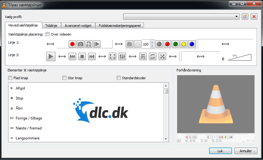 Screenshot af VLC Media Player für Mac
