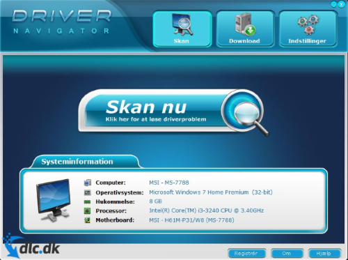 Screenshot af Driver Navigator