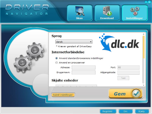 Screenshot af Driver Navigator