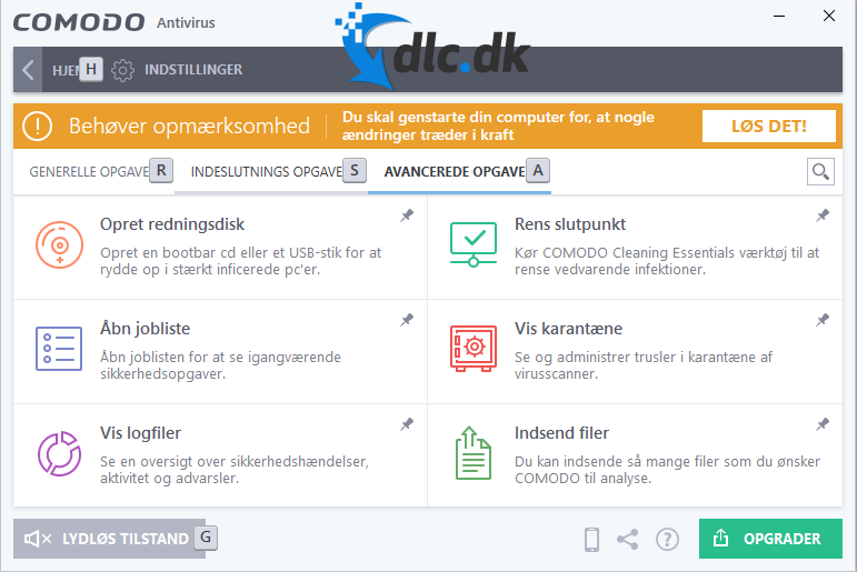 Screenshot af Comodo Antivirus