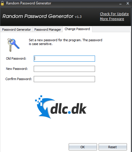 Screenshot af Random Password Generator