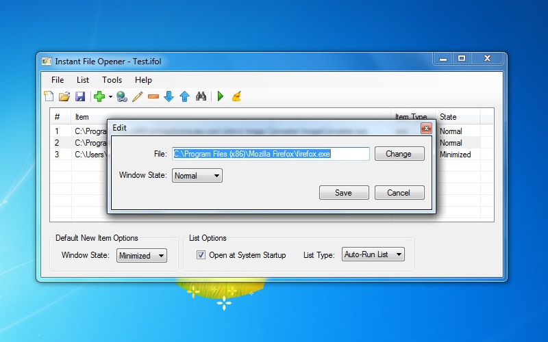 Screenshot af Instant File Opener