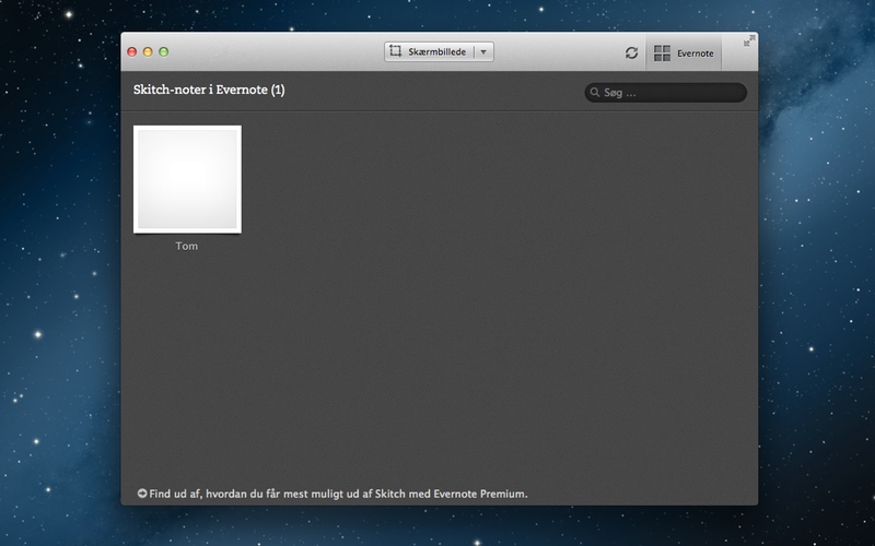 Screenshot af Skitch til Mac