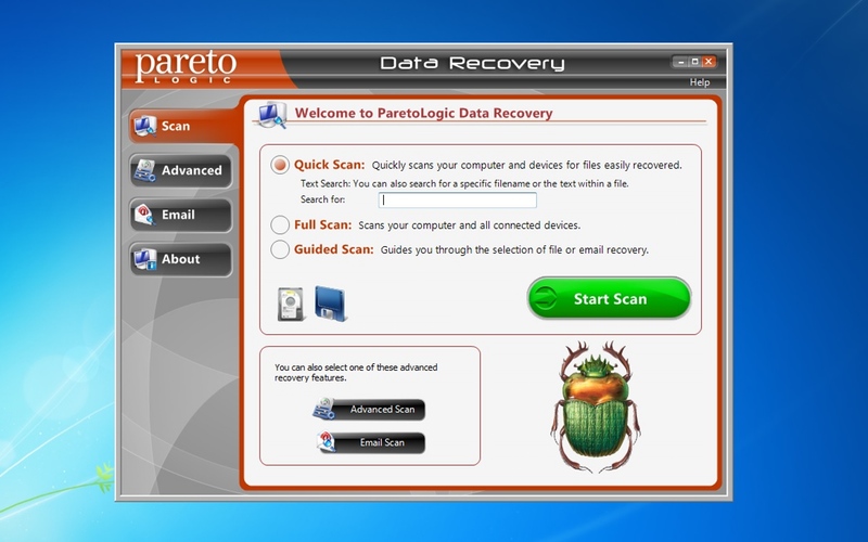 Screenshot af Data Recovery Pro