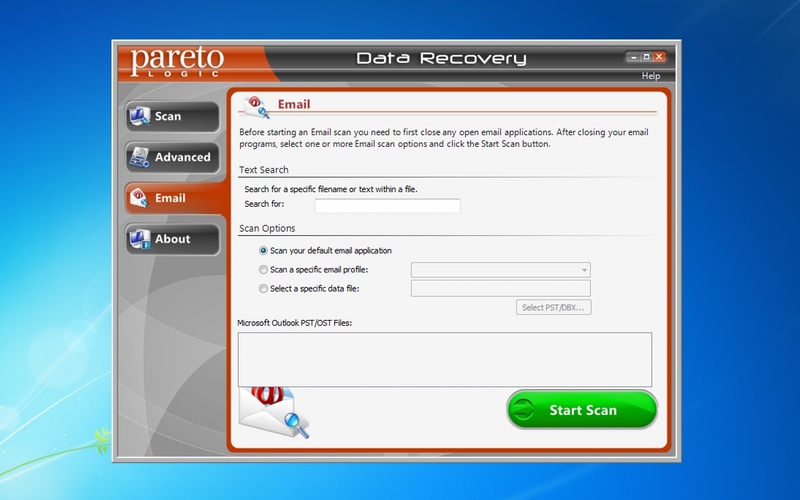 Screenshot af Data Recovery Pro