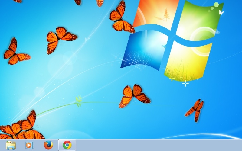 Screenshot af Butterfly On Desktop