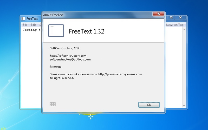 Screenshot af FreeText