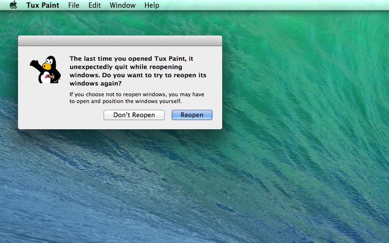 Screenshot af Tux Paint für Mac