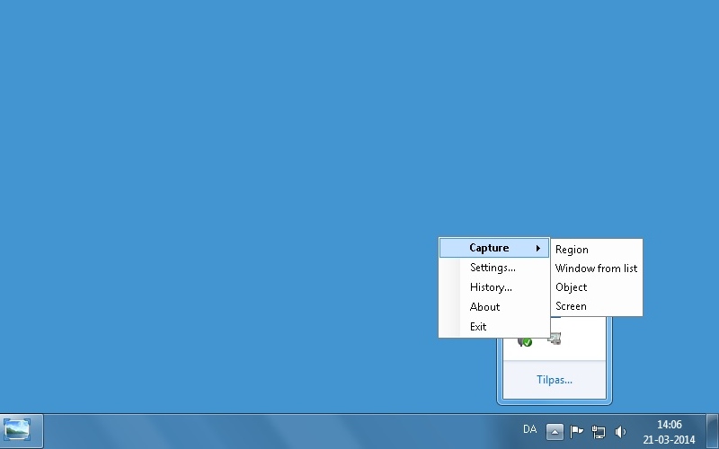 Screenshot af Screen Capture WPF