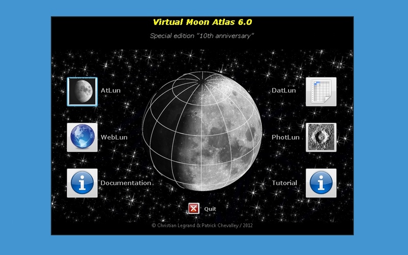 Screenshot af Virtual Moon Atlas