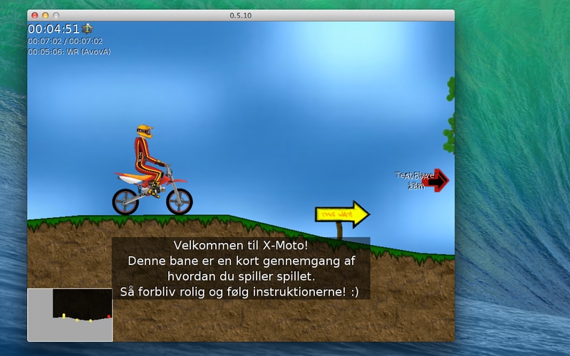Screenshot af X-Moto für Mac