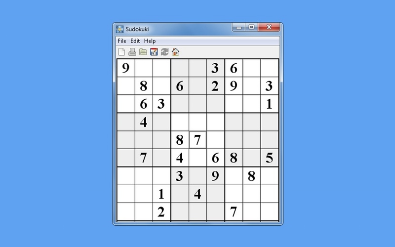 Screenshot af Sudokuki