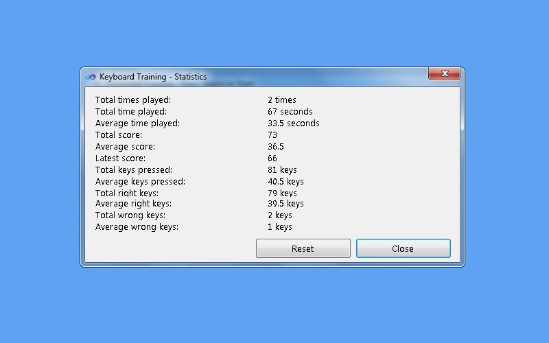 Screenshot af Keyboard Training