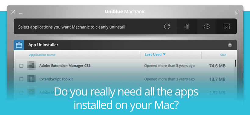 Screenshot af Machanic für Mac