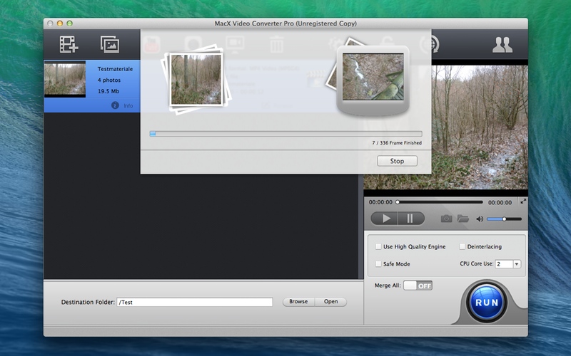 Screenshot af MacX Video Converter Pro für Mac