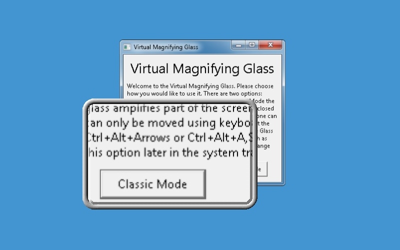 Screenshot af Virtual Magnifying Glass