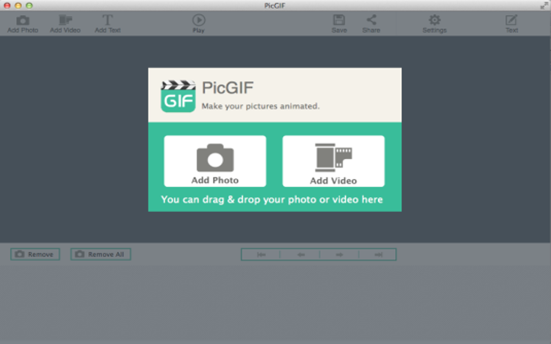 Screenshot af PicGIF für Mac