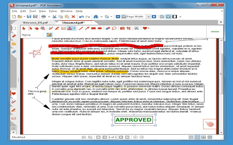 Screenshot af PDF Annotator