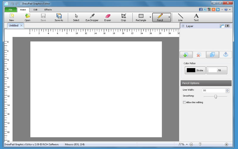 Screenshot af DrawPad Graphics Editor