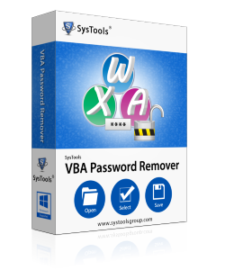 Screenshot af SysTools VBA Password Remover