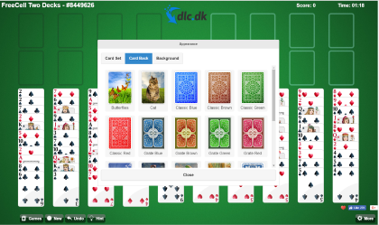Screenshot af Free FreeCell Solitaire
