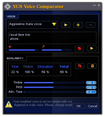 Screenshot af AV Voice Changer