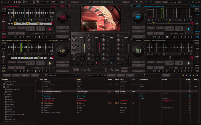 Screenshot af Future Decks DJ Pro für Mac