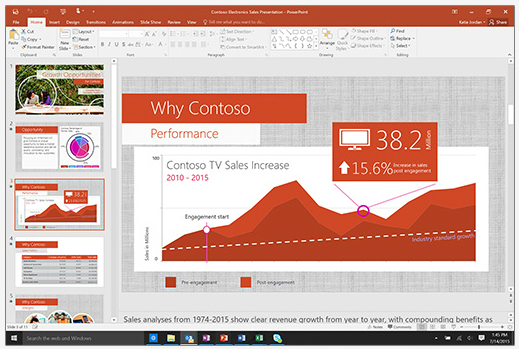 Screenshot af Microsoft Office Home and Business