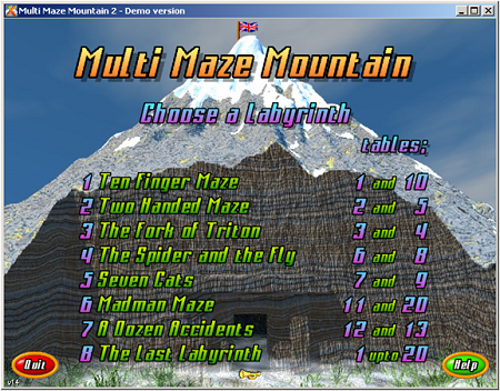 Screenshot af Multi Maze Mountain