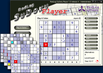 Screenshot af Redleg Sudoku Player