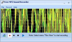 Screenshot af Free MP3 Sound Recorder