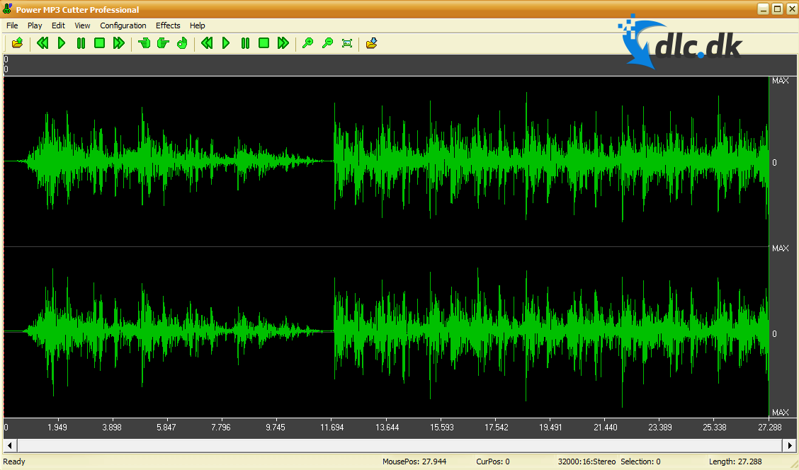 Screenshot af Power MP3 Cutter