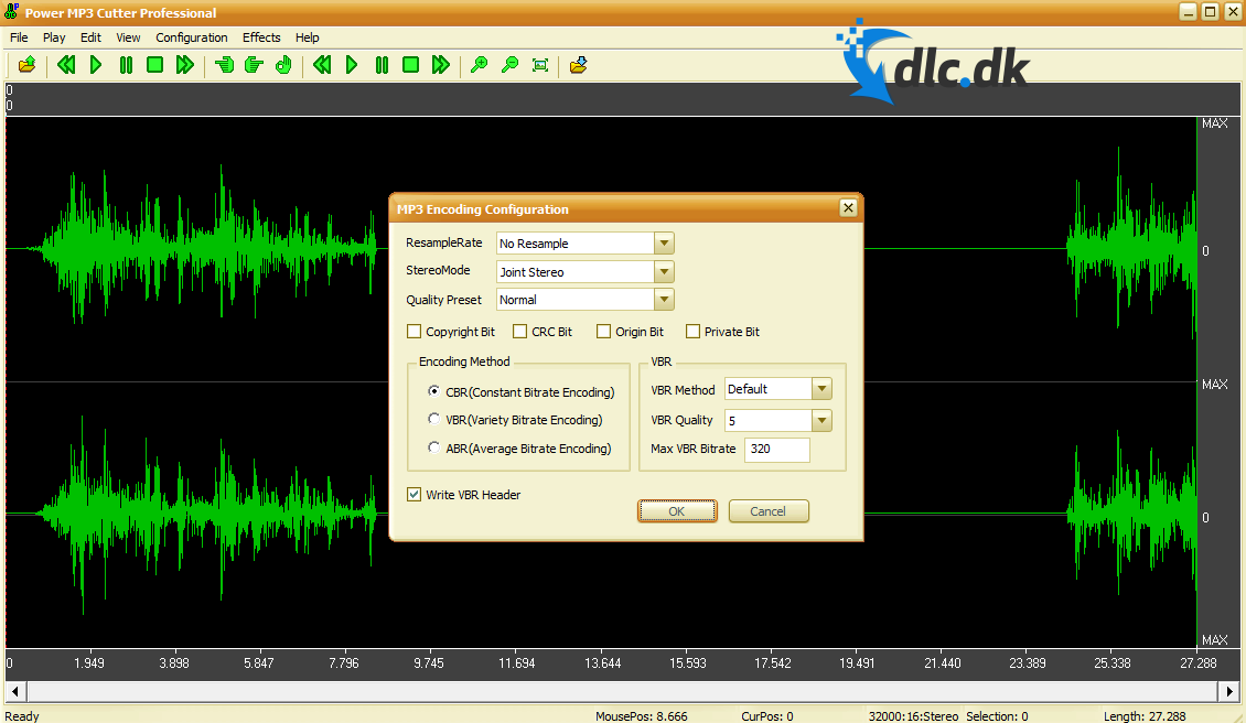 Screenshot af Power MP3 Cutter