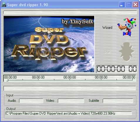 Screenshot af Super DVD Ripper