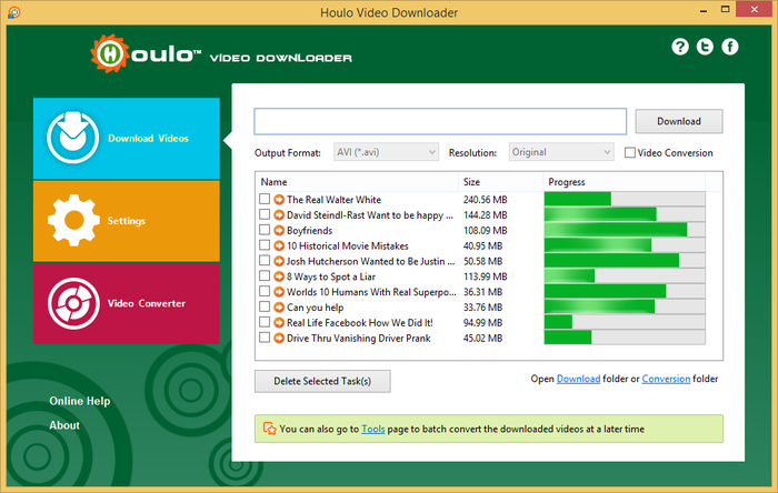 Screenshot af Houlo Video Downloader