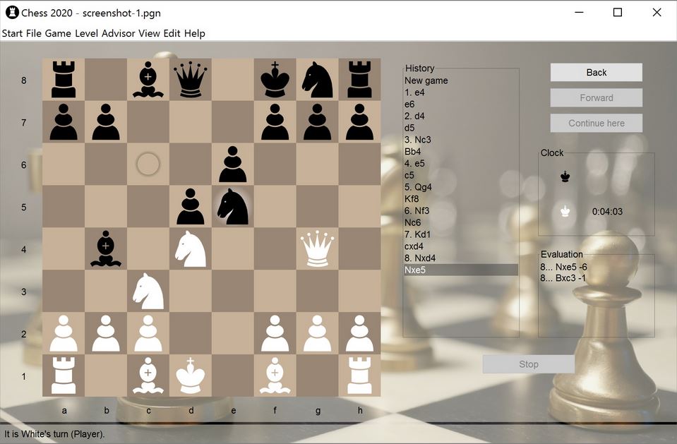 Screenshot af Chess 2020