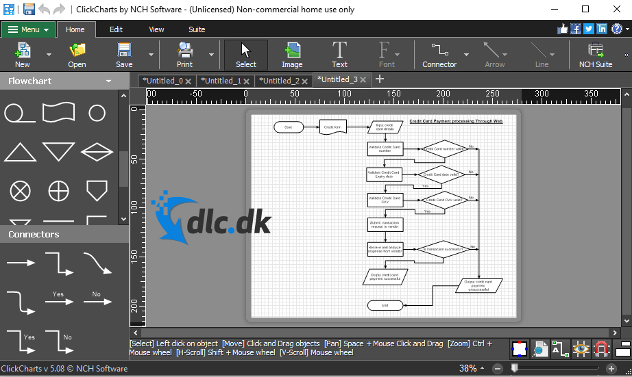 free instal NCH ClickCharts Pro 8.28