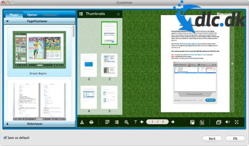 Screenshot af iMade Flipbook (Mac)