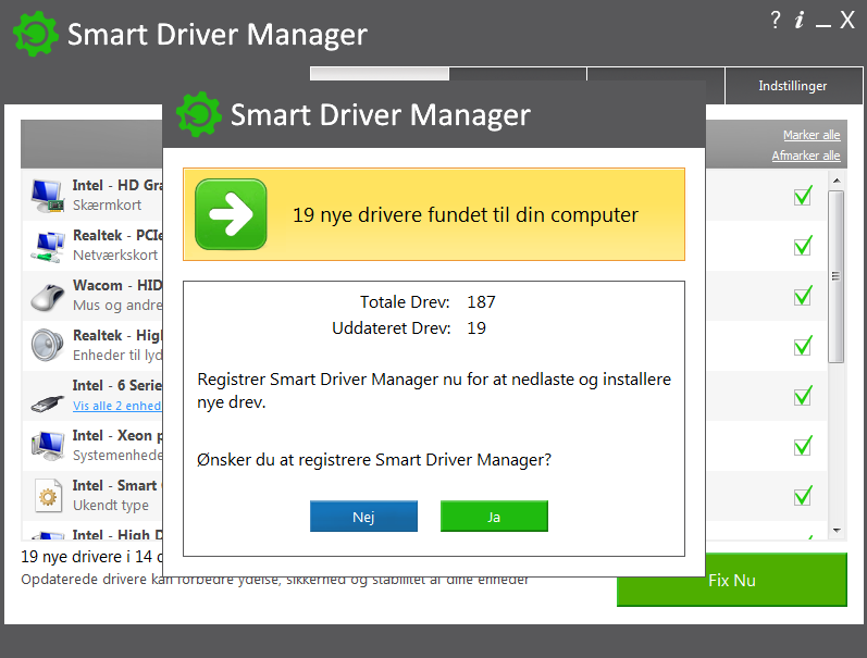 Screenshot af Smart Driver Updater