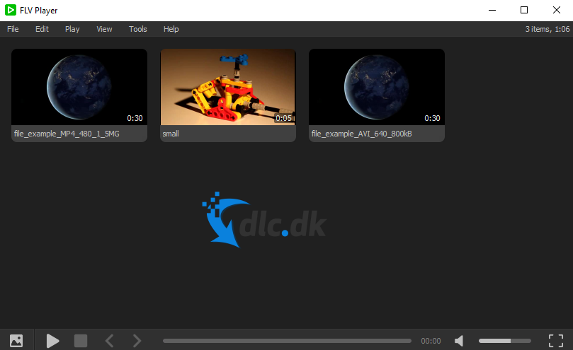 Screenshot af FLV Player