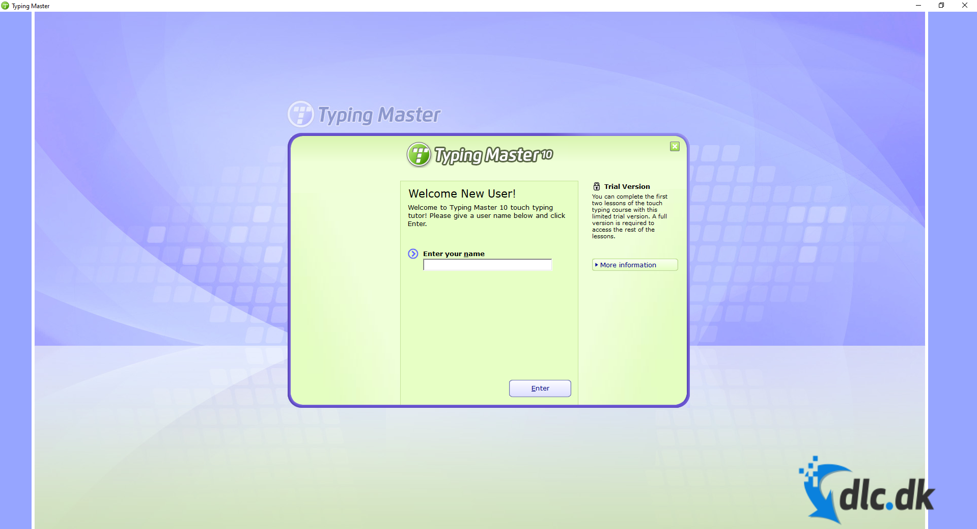 Screenshot af Typing Master