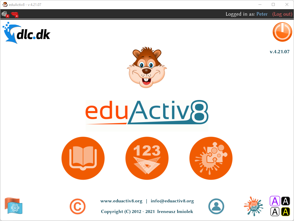 Screenshot af eduActiv8